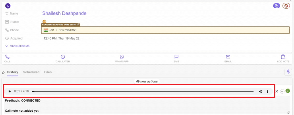 how call recording and tracking works in telecrm | how call tracking works