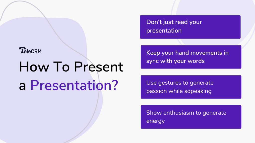 Key points to delivering an effective presentation
