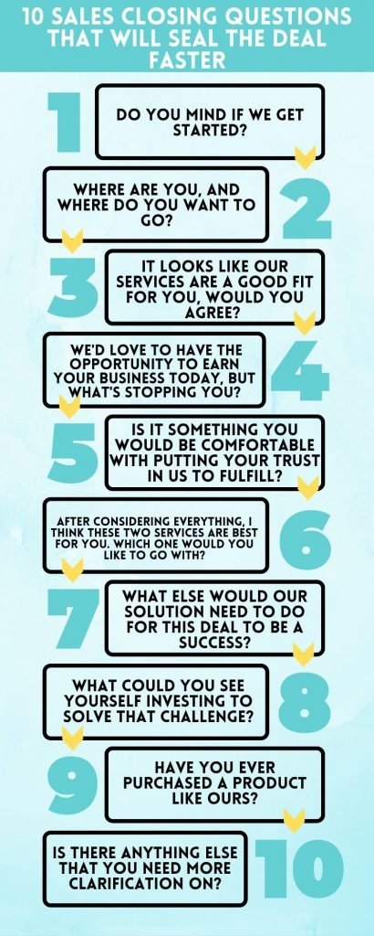 10 sales closing questions that will seal the deal faster
