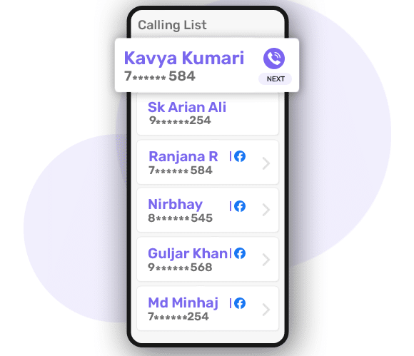 calling list in telecrm