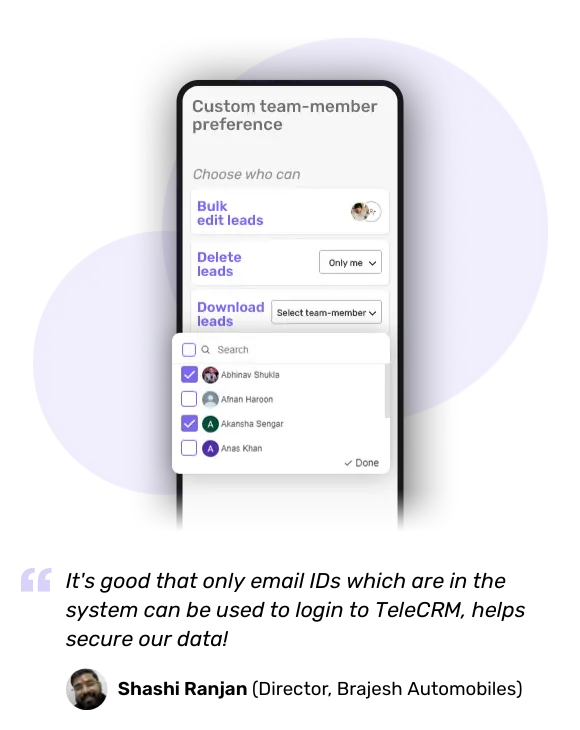 data security in financial CRM