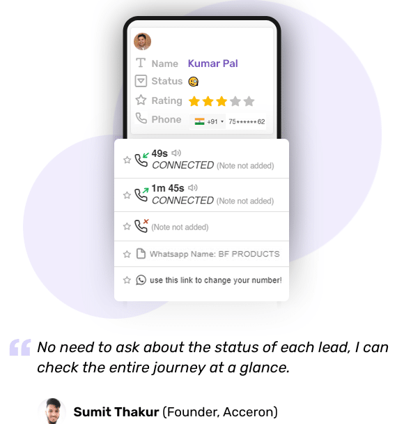 lead tracking in crm