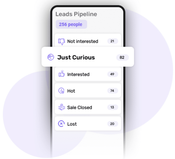 leads pipeline in telecrm