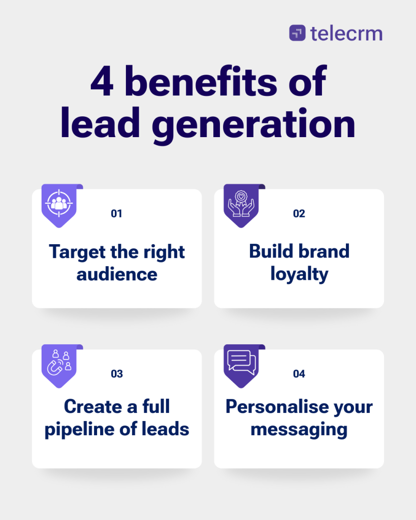 benefits of lead generation - financial advisor