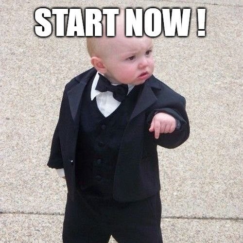 Why you should start with a CRM TODAY meme