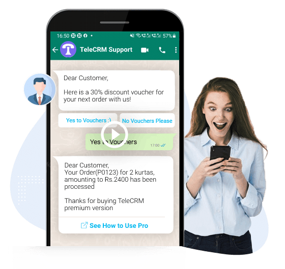 Automate repetitive tasks like folow ups, reminders, lead assignement, etc. with Mobile CRM