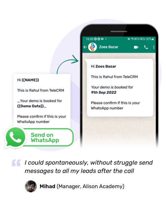 Bulk whatsapp messaging feature