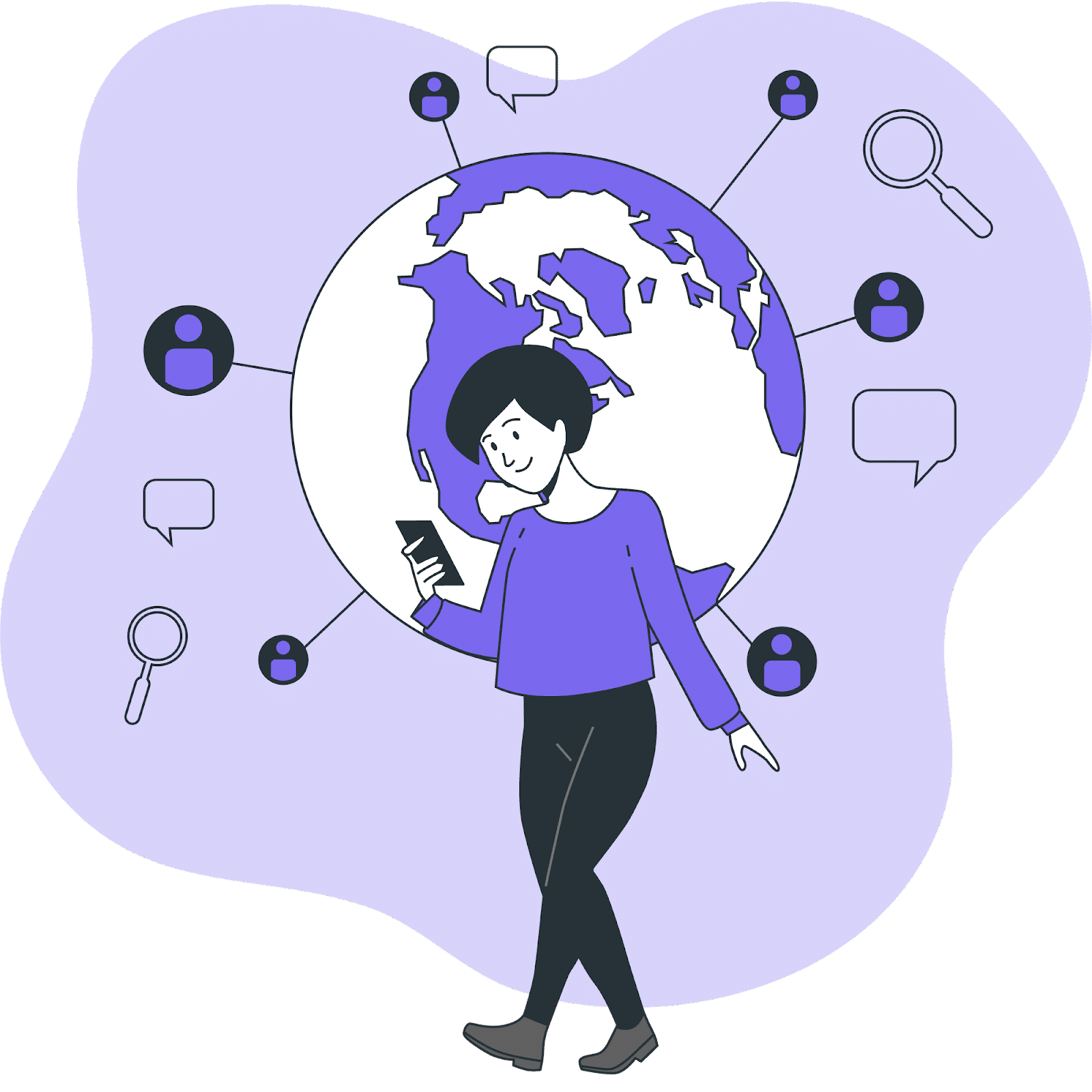 Another benefit of whatsapp business account is Global accessibility.