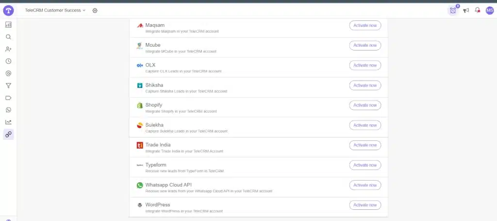 Integrate TeleCRM with WhatsAppp Cloud API 