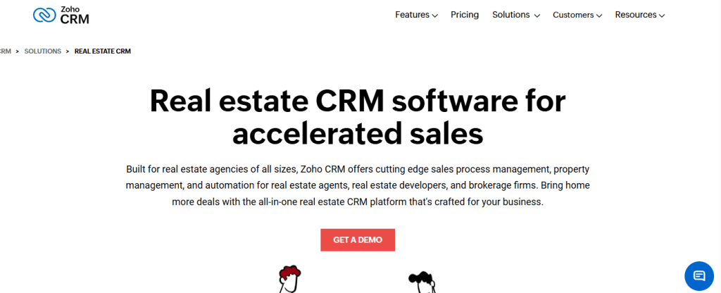 Zoho's real estate software India