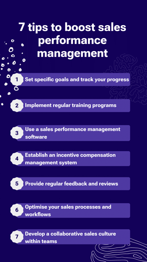 7 tips to boost sales performance management