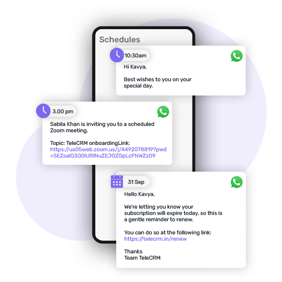 CRM features- Workflow automation