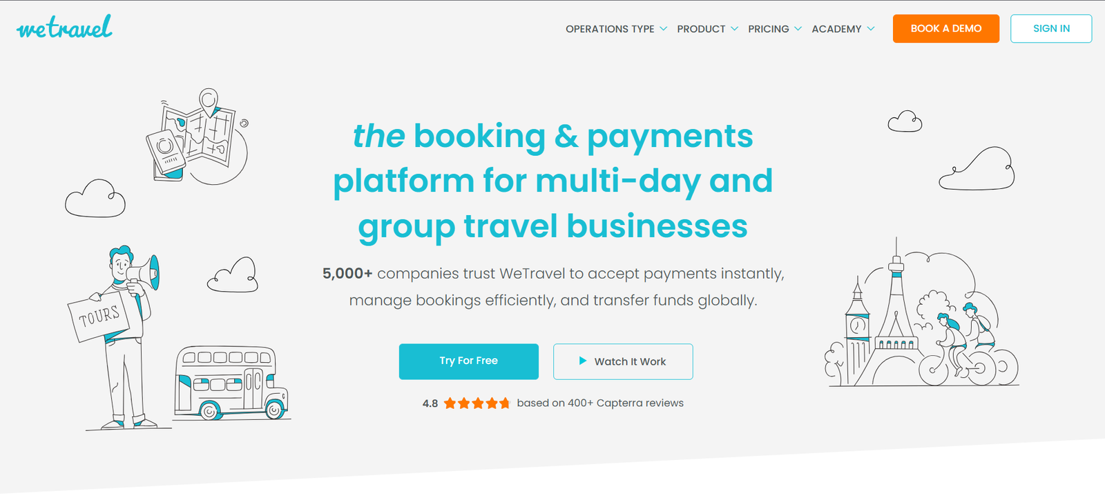 Wetravel - booking and travel management software