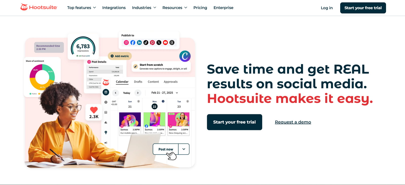 hootsuite is a tool for scheduling Instagram post