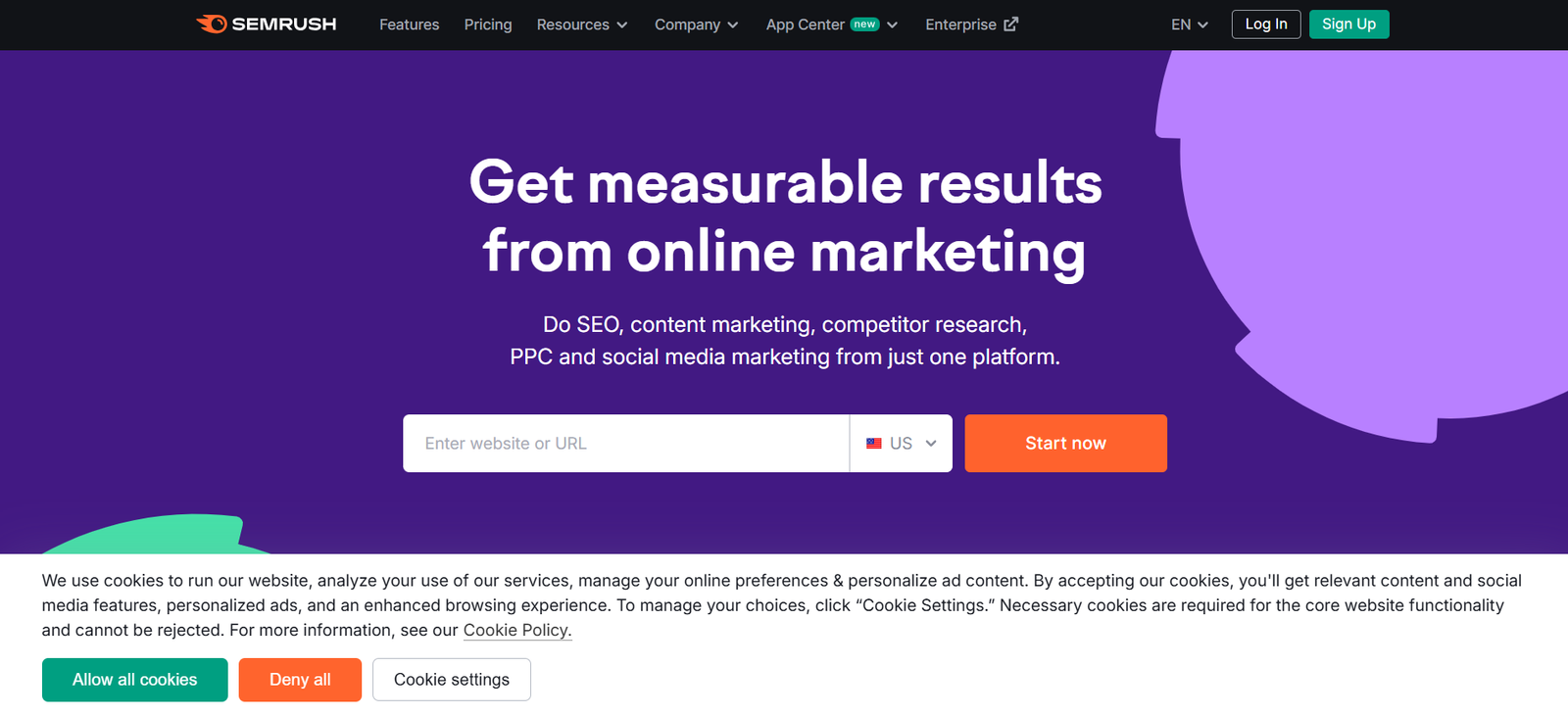 SEMrush is an all-in-one SEO tool