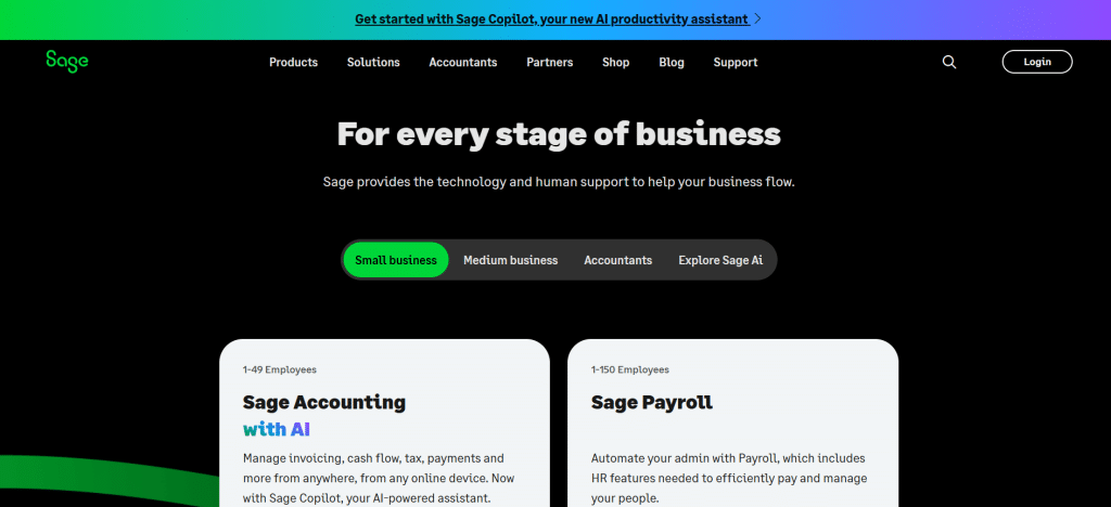 sage dashboard