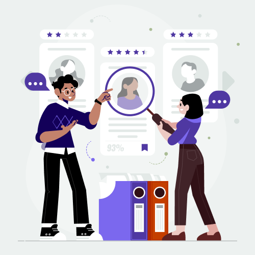 Sales training with customer interactions