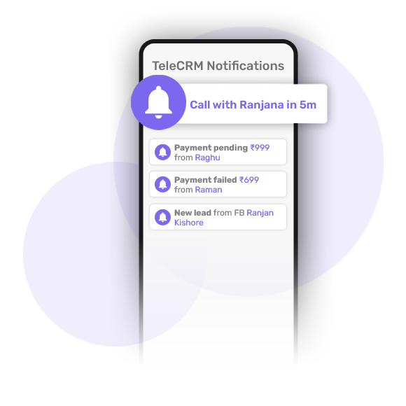 Automatic follow up reminders