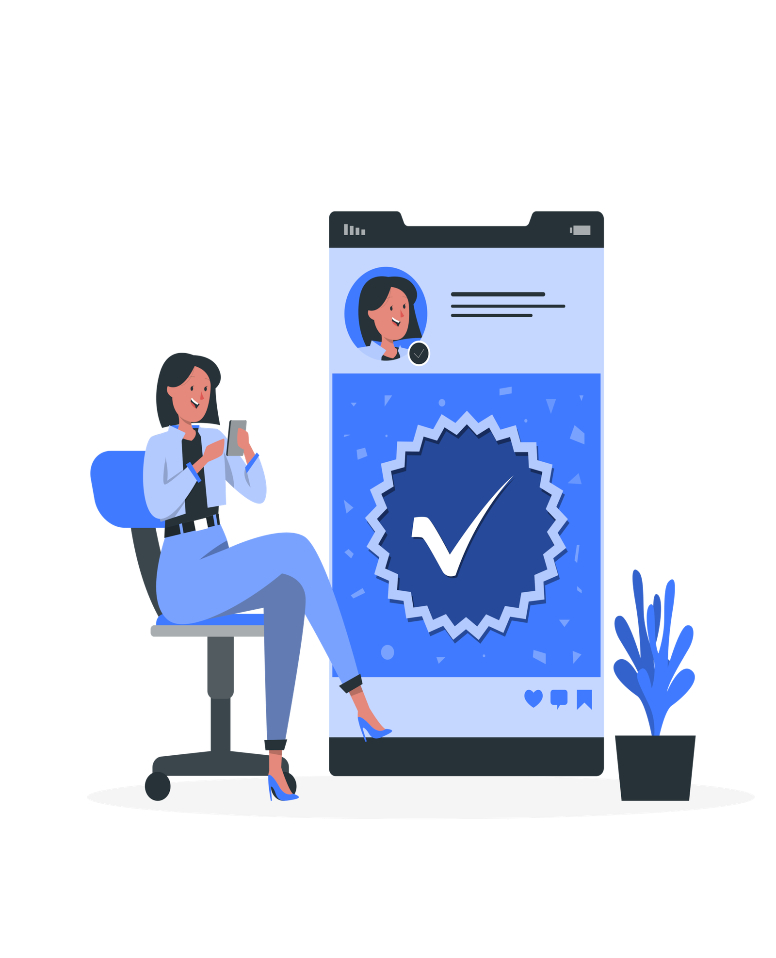 Benefits of getting blue tick verified by meta