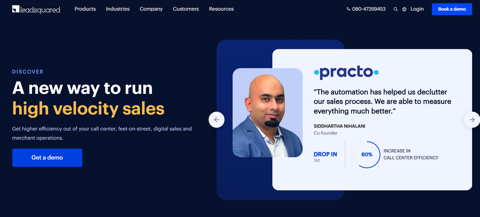 Leadsquared CRM - a tool for sales pipeline management