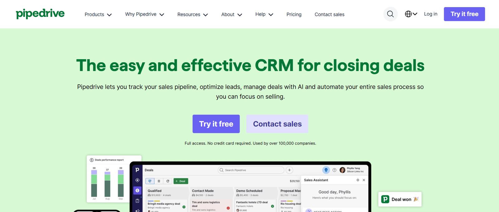 pipedrive a sales management