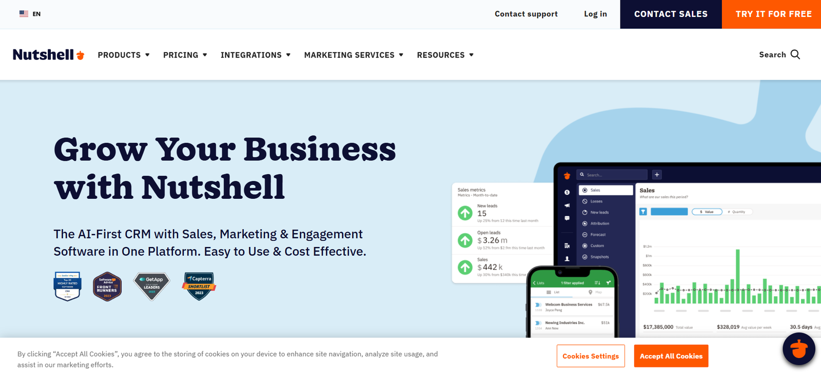 Nutshell - A crm company