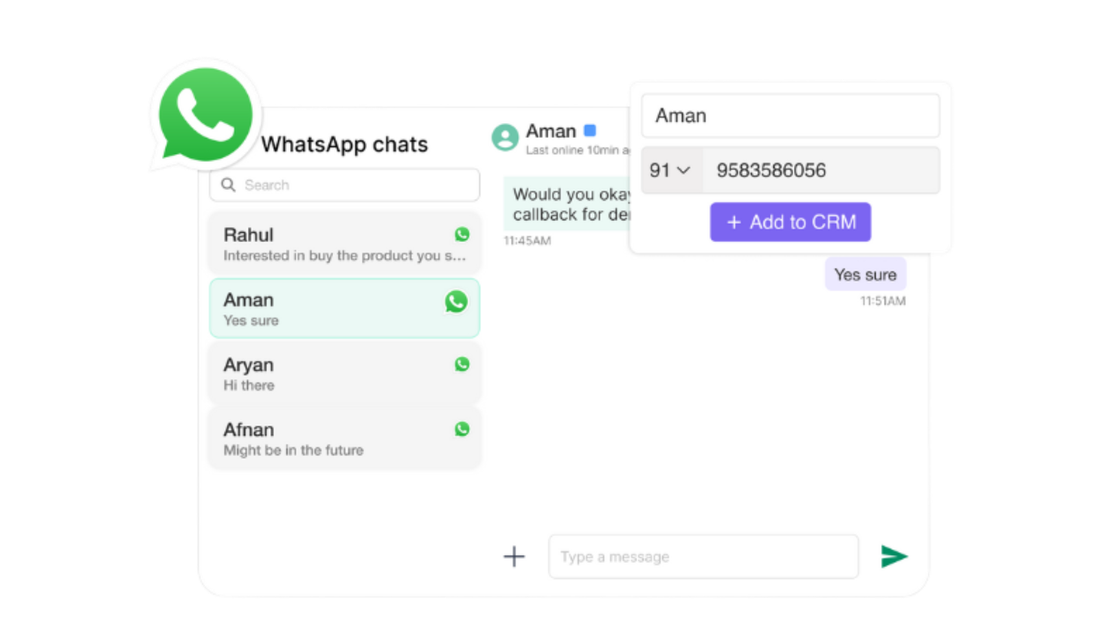 whatsapp crm for travel